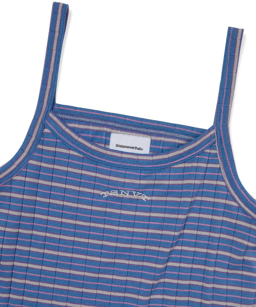 THISISNEVERTHAT Sleeveless Striped W Top Blue