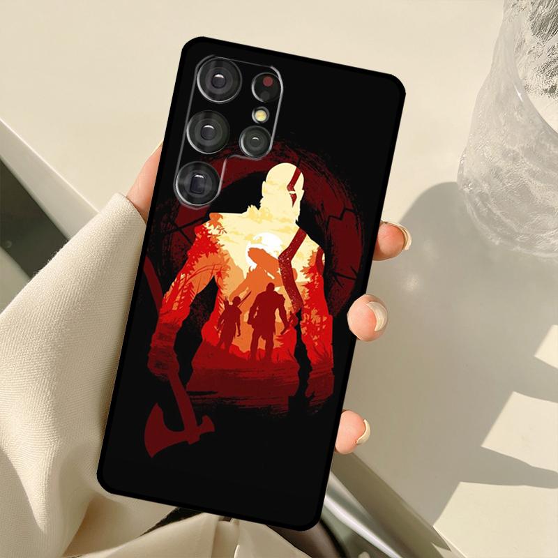 Чехол God of War для Samsung Galaxy S25 S24 S23 S22 S21 S20 Ultra S9 S10 Plus S21 FE S25 FE Задняя крышка