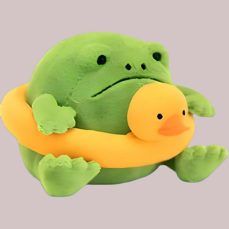 JELLYCAT Amphibious & Crawling Series Swimming Circle Rain Frog Soothing Doll Plush Small Height
