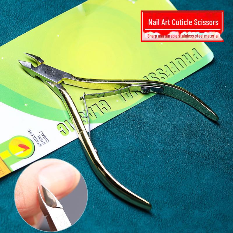 Nail Care Set: Cuticle Scissors, Manicure Files, Steel Push, Pedicure Knife, Nail Scissors for Home & Salon