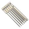 1pc Ball End Hex Screwdriver Bit Metric Hex Bit 100mm Long Magnetic Driver Bit
