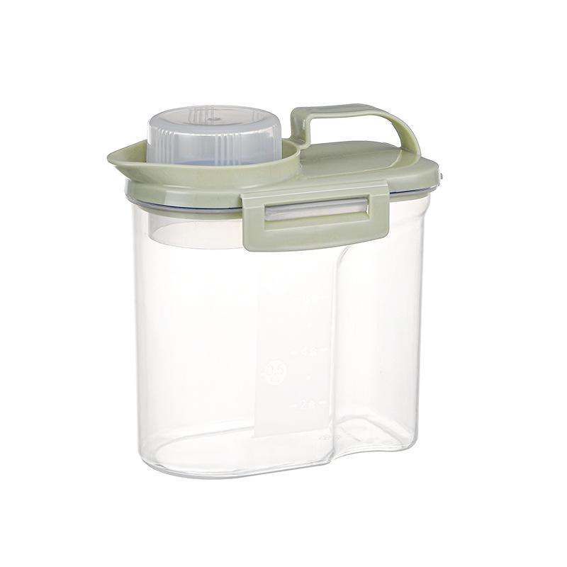 Kitchen Food Grains Plastic Storage Box Jars Home Large Capacity Snacks Dry Goods Sealed Transparent Organizer Containers Cans