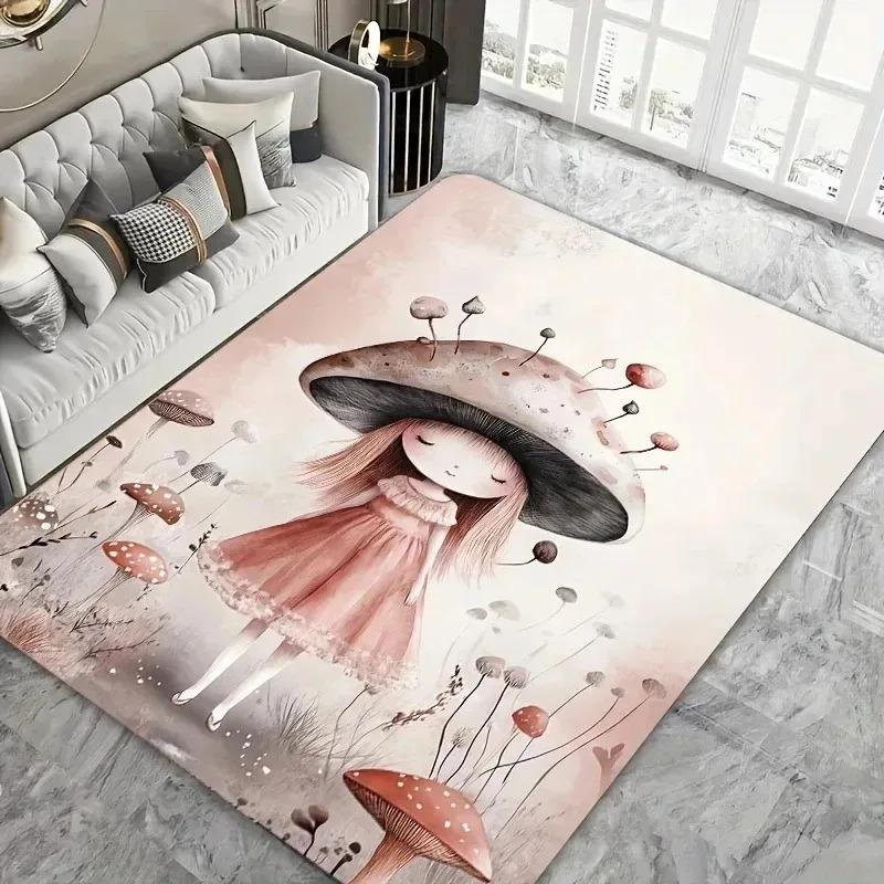 1PC Rainbow Pattern Kitchen Rugs Non-Slip Home Door Mats Pop design Bathroom Rug Bath Mat Carpet for Home Sink Laundry Decor