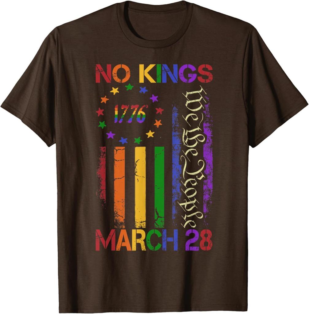 No Kings March 28 2026 No Kings Day Vintage Funny Unisex T-Shirt