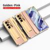 Slim Foldable Phone Case Galaxy Z Fold 8 Ultra With Hidden Stand Shockproof Anti-Scratch Vegan Leather Cover In