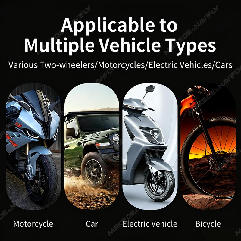 Car TPMS BT 5.4 Tire Pressure Monitoring System Connect Mobile Phone for LOS Android Motorcycle Truck Car Tyre Pressure Sensor