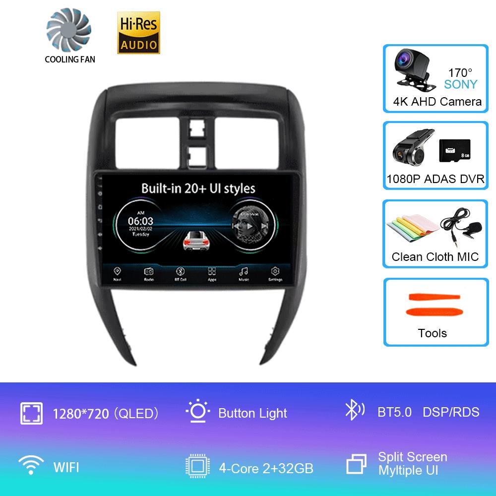Android Car Radio Video Player для Nissan Versa sedan 2015-2019 GPS-навигация Carplay Auto Stereo Player WIFI 4G DSP 360 камера