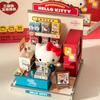 Sanrio Милый Веселый Магазин DIY Строительные Блоки Магазин Продаж Миниатюрная Головоломка My Melody Сборка Детские Строительные Блоки Игрушки