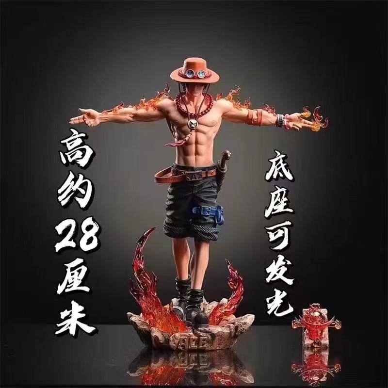 [Full Payment] LX Extendable Arm Ace 'Back View' Ace Universe One Piece Resonance GK Figure Statue Model