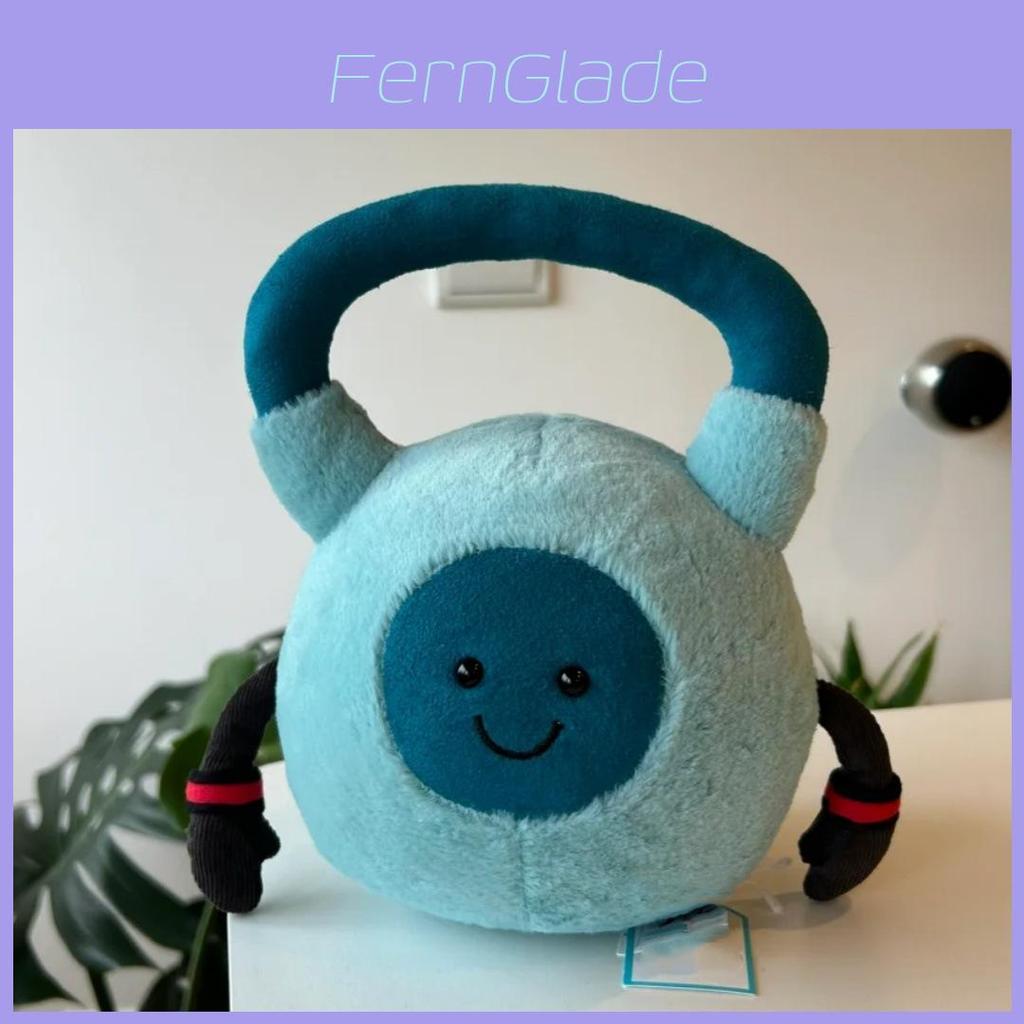 Amuseables Jellycat Гантель для тренировок Плюшевая игрушка с мягким коротким плюшем Для подарка и коллекции