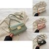 Modern Stylish Small Square Bag Beautiful Solid Color Design Everyday Shoulder Bag