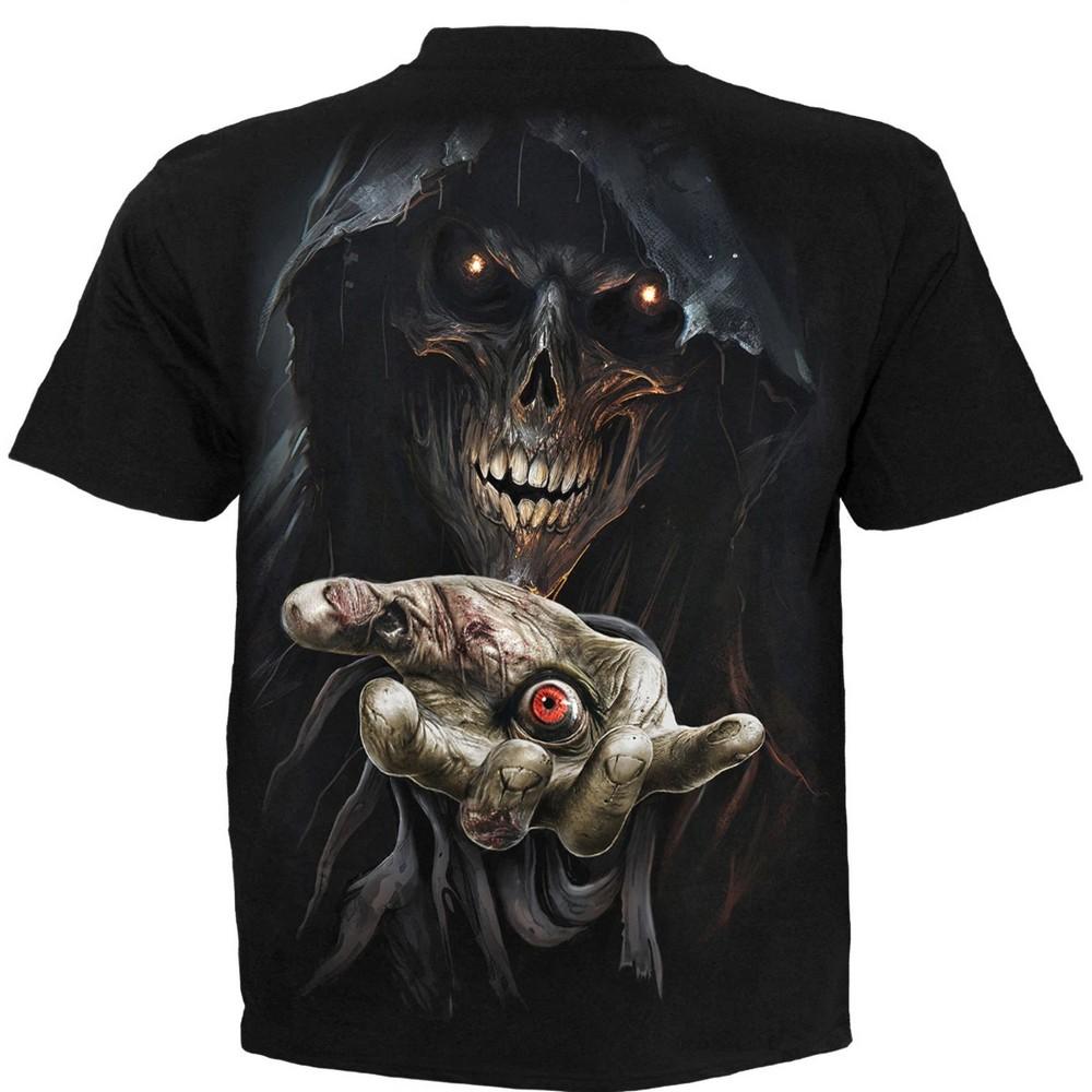 Spiral Direct Unisex Adult Evil Eye Back Print T-Shirt