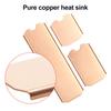 1Pc/Set Copper Heatsink Kit with Thermal Conductive Adhesive Tape Screw Tools