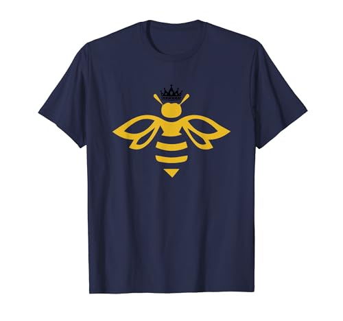 Queen B-Queen Bee With a Crown T-shirt