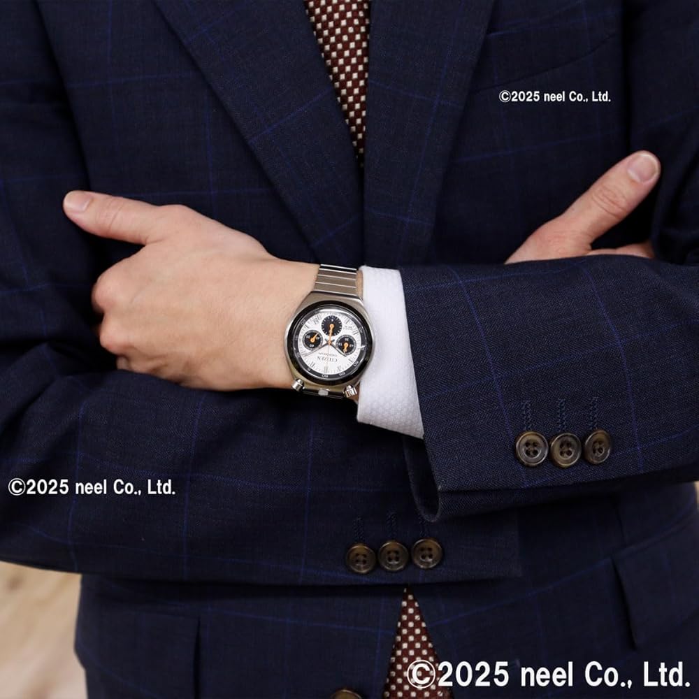Мужские часы CITIZEN COLLECTION Record Label Tsuno Chrono AN3660-81A, Белые