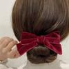 Head Hair Tools Headwear Pan Head Lazy Fluffy Tool Elegant Barrette Bow Temperament Hair Bow Plush Hair Accessories