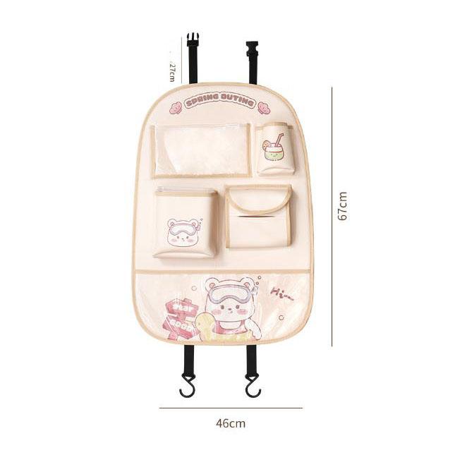 Органайзер для заднего сиденья автомобиля, противоударный коврик для заднего сиденья, износостойкий коврик для защиты от грязи, универсальная сумка для хранения спинки сиденья автомобиля