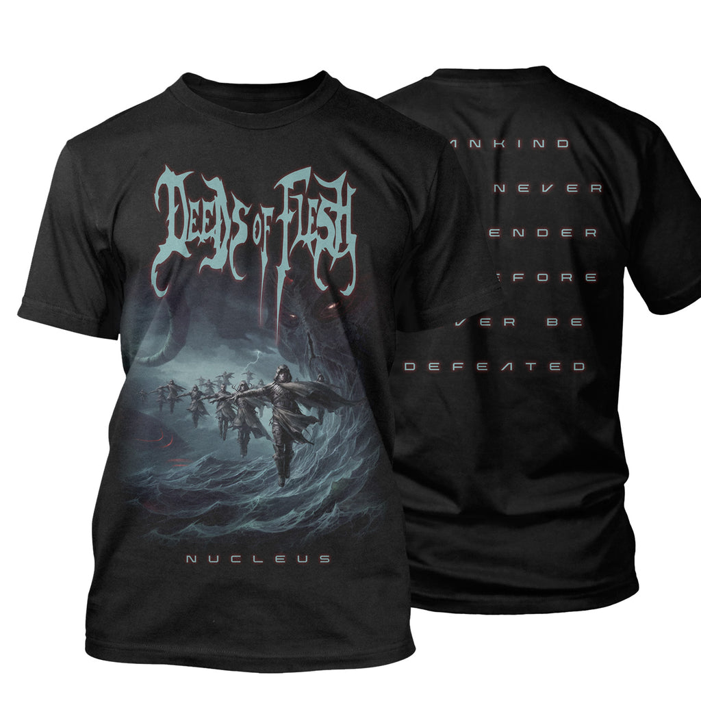 Retro Deeds of Flesh Band Graphic Cotton Tshirt Unisex Summer Short Sleeve Fashion Brand Tee Luxury Casual Vintage Retro Top