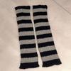 1 пара длинных цветных вязаных нарукавников, вязаные теплые перчатки, полосатые вязаные перчатки, накладные рукава, полосатые варежки на локти