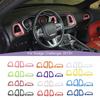 Car Center Console Air Conditioning Vent Decoration Cover For Dodge Challenger 2015 Up Interior ABS Car Accessoriers