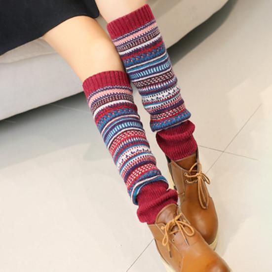 Leg Protectors Knitted Coldproof Washable Fall Winter Female Leg Warmers Daily Wear