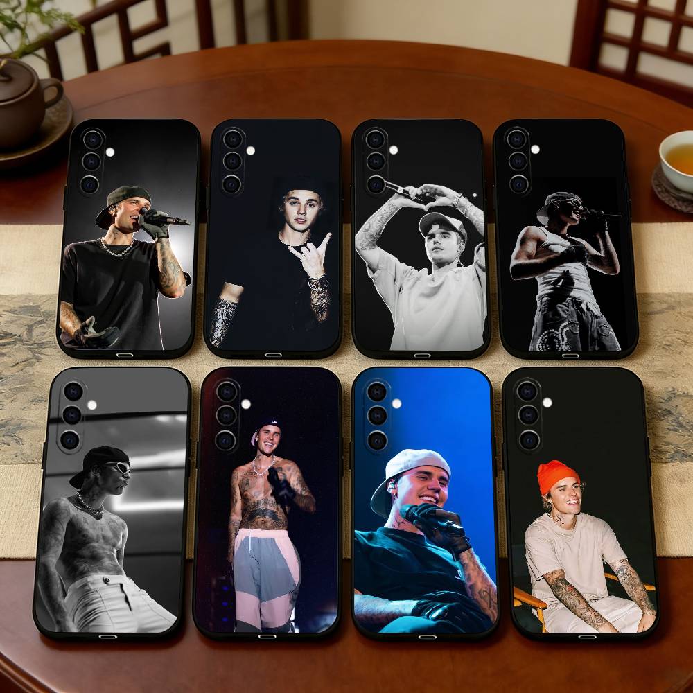 Чехол для телефона S-Singer Beliebers Черный Силиконовый Мягкий Для Samsung Galaxy A73,A72,A71,A70,A53,A52,A51