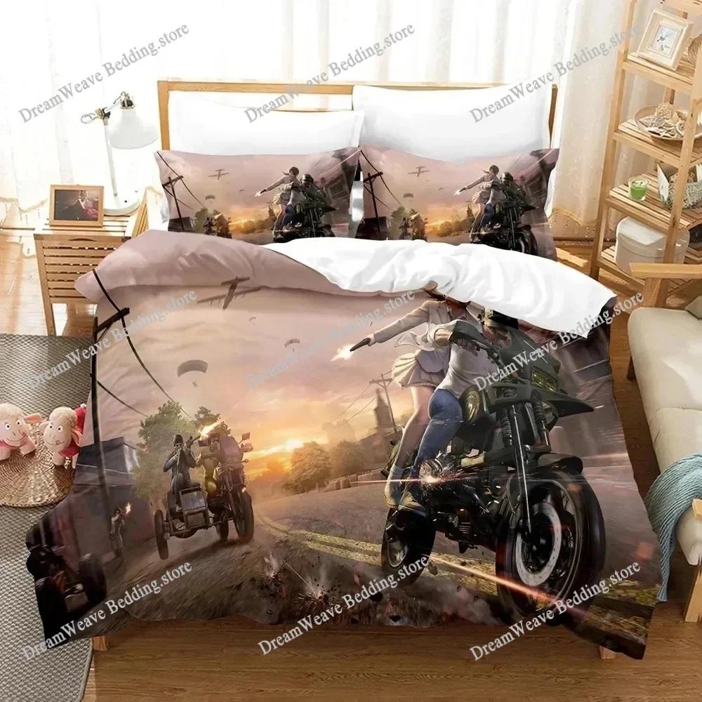 Новый набор постельного белья PUBG Battlegrounds Односпальный Двуспальный Полный Queen King Размер Комплект постельного белья для спальни Взрослый Ребенок Пододеяльник Комплекты 3D Печать Игра9639