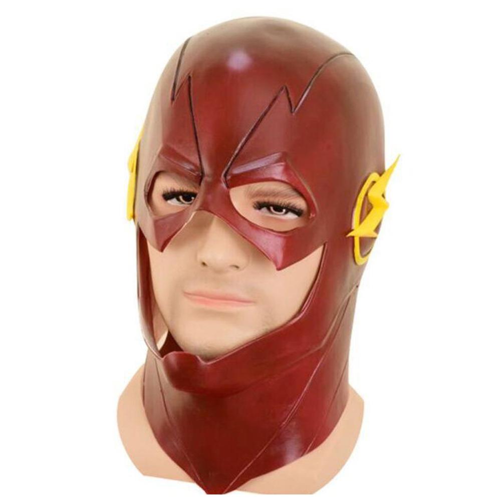 The Flash Mask Latex Mask For Cosplay Costume Props Halloween, Red