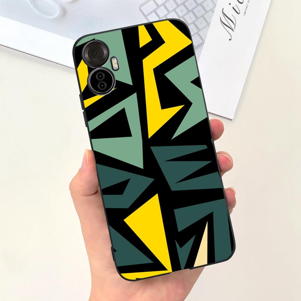 For Itel Vision 5 Plus Phone Case Soft Silicone Cover for ITEL S18 pro Vision5plus 5+ Fundas Cartoon Moon Sky Girly Pattern Capa