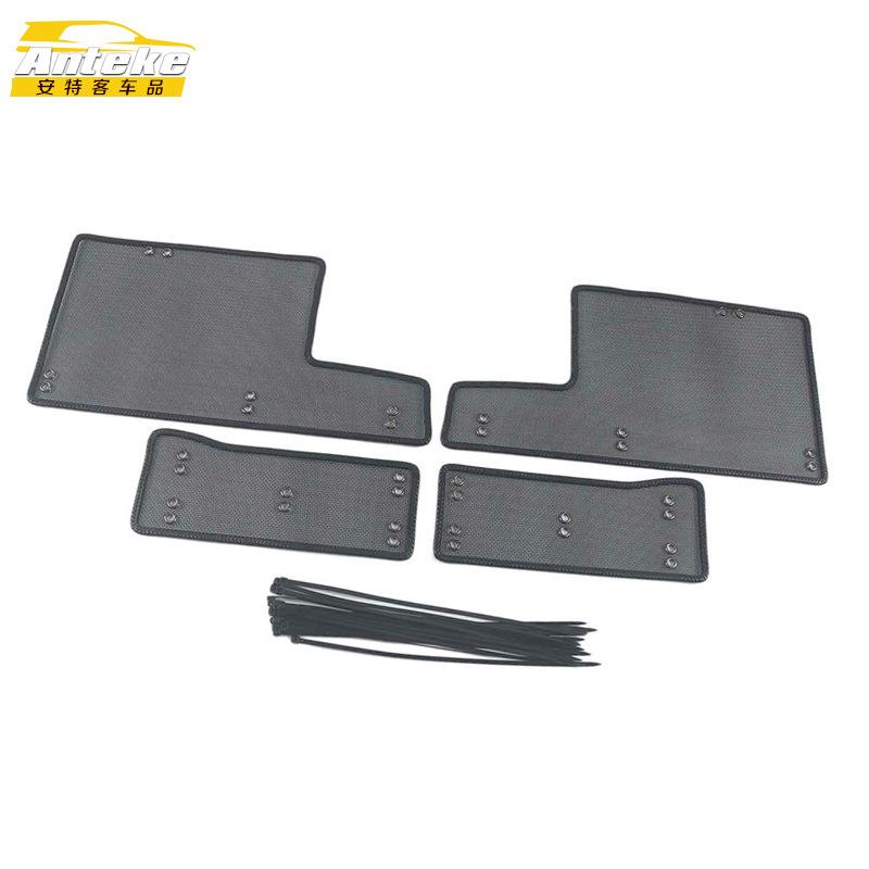 For Jeep Compass 2019+ Anti-insect Network Cover Racing Grills Water Tank Protective Net Cover Panel Decoration Accessories