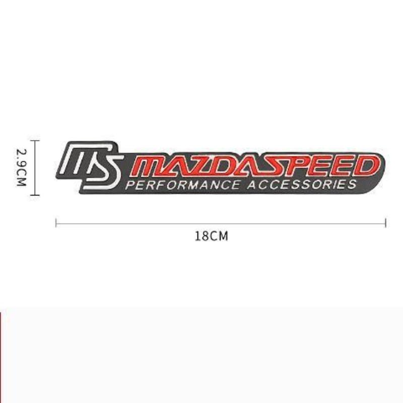 MS/MSspeed автомобильный металлический хвост логотип украшение автомобиля подходит для Ma zda 6 Atez 3 Ankersela CX-5CX-4 модификация