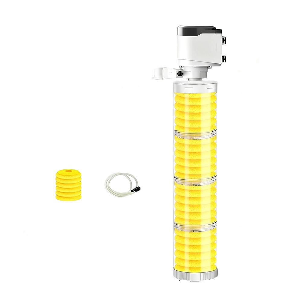 1Pcs Submersible Fish Tank Air Pump Built-In Fish Tank Filter Silent Aquarium Filter Pump Aquarium