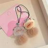 Брелок Подвеска Смола Кот Плюшевый Шар Декор Подвеска для Телефона Ключи Сумки Сотовые Телефоны Держатель для Ключей Модный Аксессуар