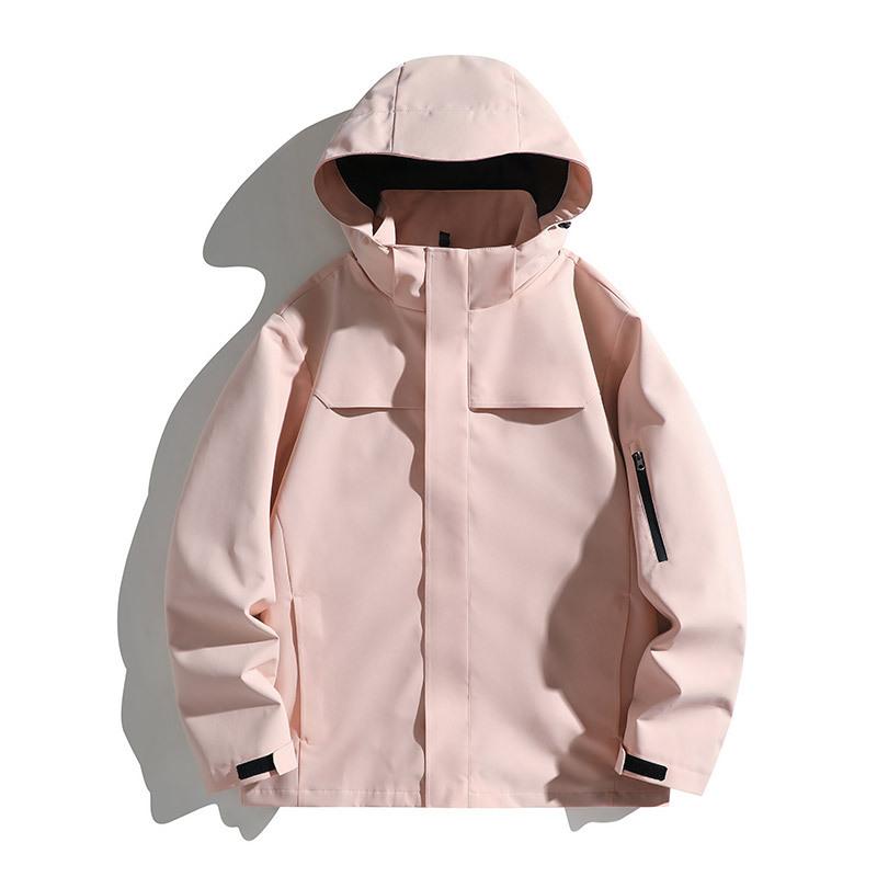 Куртка 3 в 1, ветрозащитная, водонепроницаемая, утолщенная, теплая, мужская и женская, для активного отдыха, путешествий, альпинизма, повседневная, с капюшоном, мужская куртка