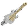 Silver Gold Guitar Tie Clip Tie Bar Tie Clip N01851 &