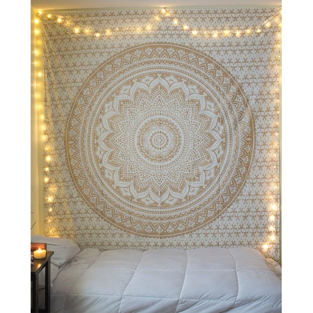 Vintage Style Printing Hanging Tapestry Bedspread Blanket Home Room Background Wall Decor Sunscreen Shawl