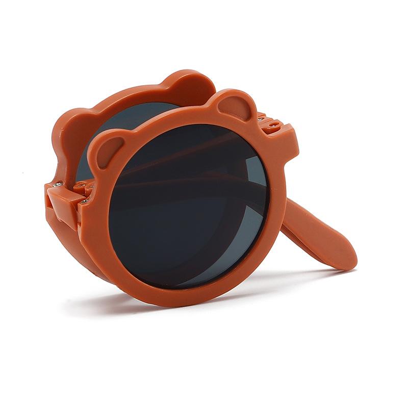 Взрывоопасные детские складные солнцезащитные очки Baby Bear Tide Cool для мальчиков и девочек, очки для путешествий с защитой от ультрафиолета