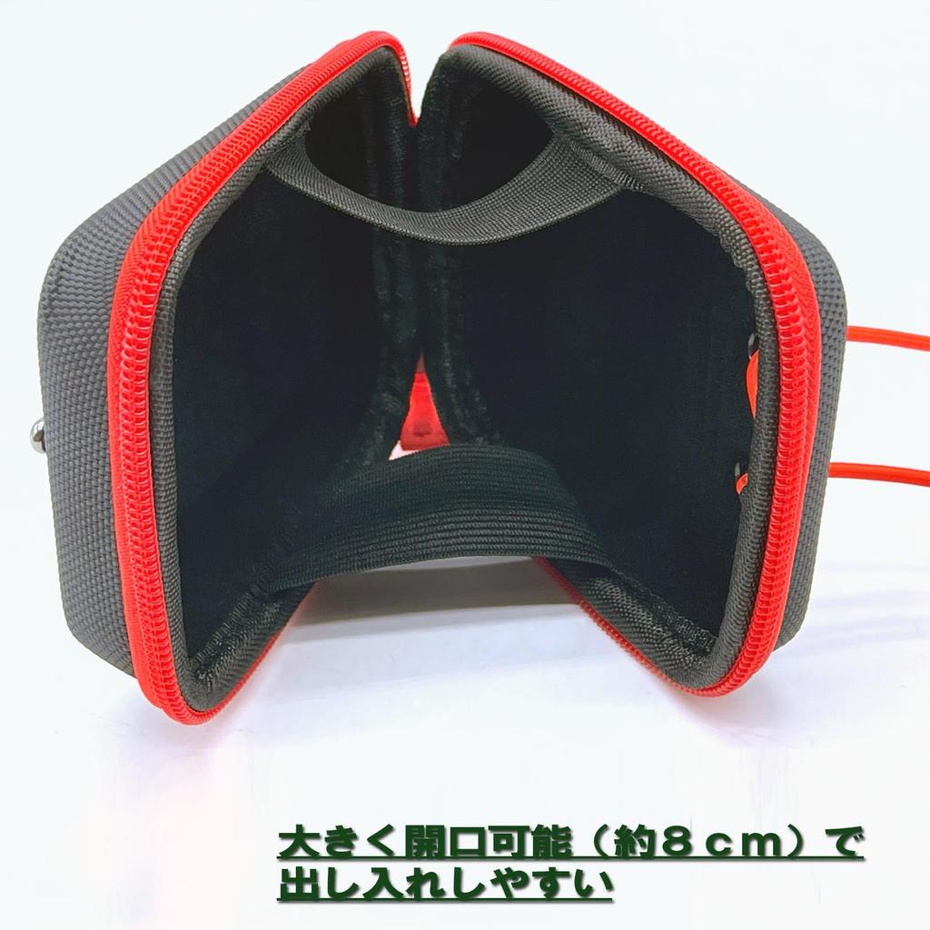 LEXOR Golf Distance Meter Hard Case Pouch Bag Box Storage Instrument Distance Meter Laser Measurement Instrument Compact Round Bag Luxury Prize