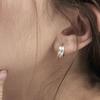 LOVEMBER [silver 925] Small Cusion Hoops