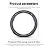 Car Steering Wheel Cover Breathable Anti Slip PU Leather Steering Cover For Honda Civic Varadero Xl1000 Xadv 750 Forza Shadow Vt600 Auto Accessories