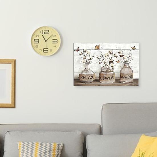 1 комплект декоративной живописи изысканный цветочный узор настенная живопись подвесная картина фермерский дом праздничный декор