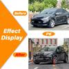 Для Tesla Model Y 2019 2020 2021 2022 2023 2024 Автомобильный передний бампер Губа-сплиттер Губа-сплиттер Спортивный сплиттер Комплект декора кузова