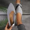 Fashion New Women's Shoes High Quality Pointed Toe Shallow Mouth Women's Flat Shoes Cloth Slip-on Flat Heel Women's Flat Shoes