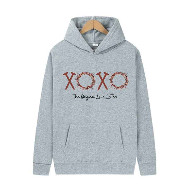 Polyester fleece Hooded Pullover Street Trends Casual Hooded Shirt Fashion Unisex Sports Clothing letter pattern Men Women Top