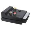 Универсальный AV-переключатель SCART Переключаемый Точная посадка Для нескольких устройств Долговечность Конструкция из АБС-пластика и металла