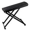 YFFSFDC Foldable Guitar Footstool with 6 Height Adjustments and Rubber Caps for Guitar Pedals Anti-Slip