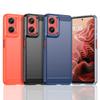 Для Чехол Motorola Moto G35 Чехол для Moto G35 5G Противоударный мягкий ТПУ силиконовый чехол из углеродного волокна для Moto G35 Чехол 6,72 дюйма