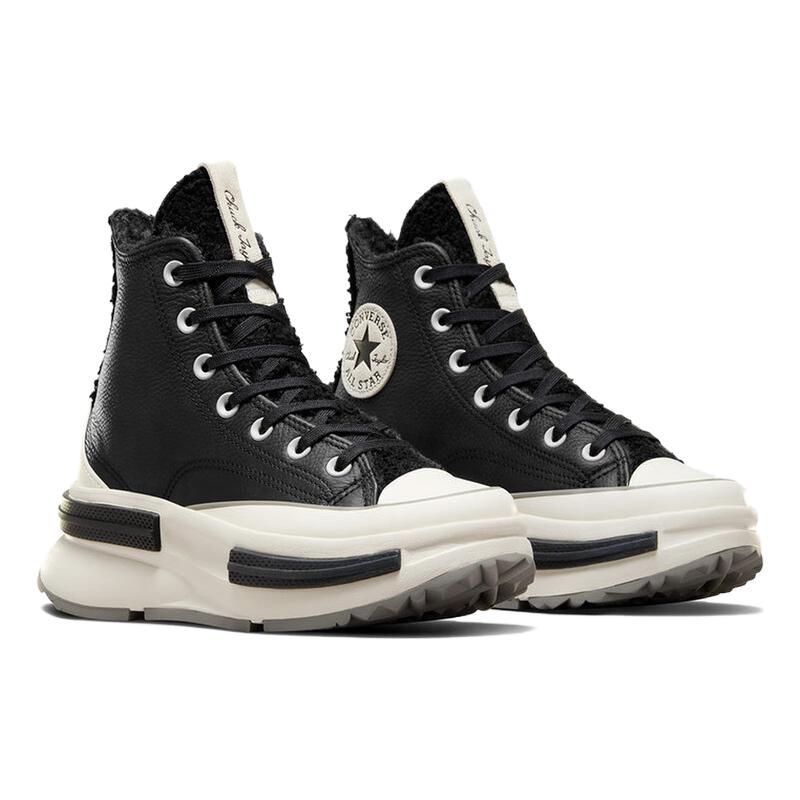 Converse Run Star Legacy CX Удобные и Универсальные Высокие Эспадрильи Унисекс Черно-Белые