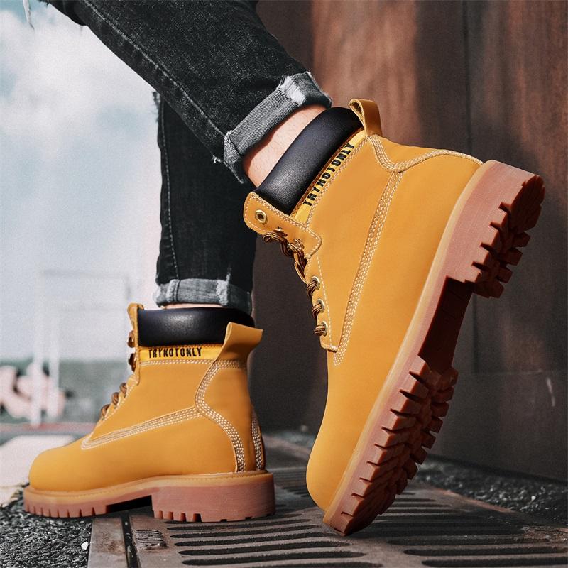 Мужские и женские ботильоны из натуральной кожи, короткие ботинки, ретро ботинки в стиле милитари, повседневная обувь