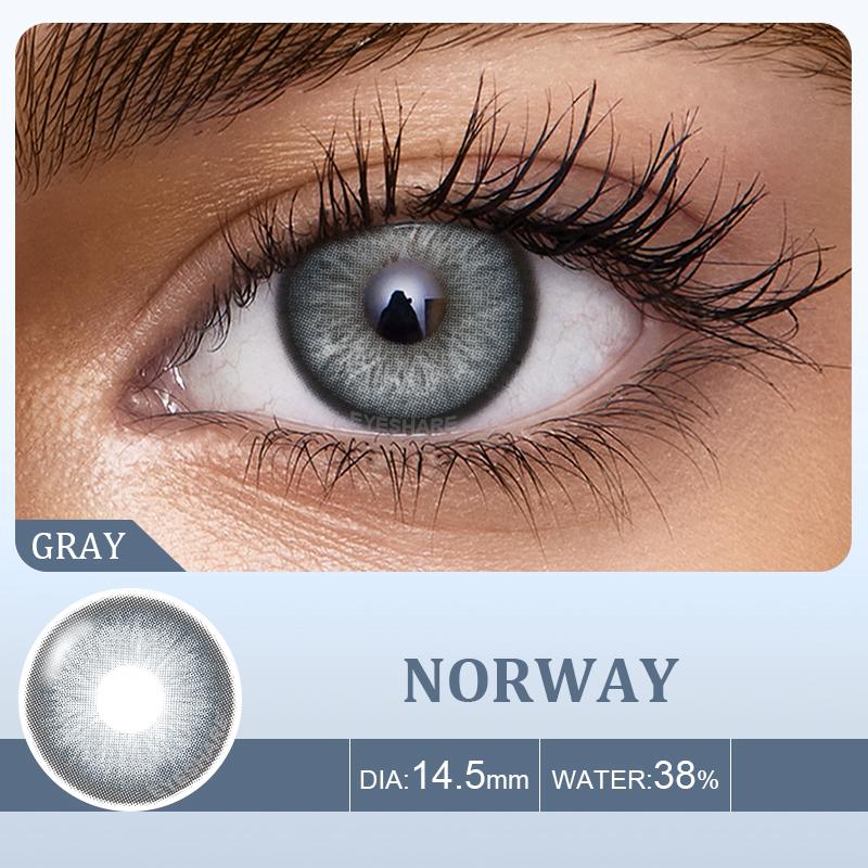 Eyeshare Натуральные цветные линзы для глаз, 2 шт. цветные контактные линзы для глаз, синие косметические контактные линзы для глаз, ежегодные косметические цветные линзы